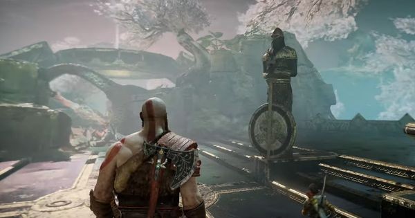 Kratos dan Atreus mengunjungi Alfheim - God of War 2018