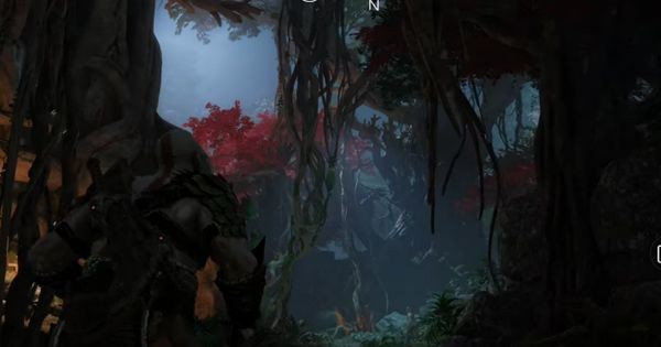 Kratos mengunjungi hutan Vanaheim bersama Freya dan Brok - God of War: Ragnarok
