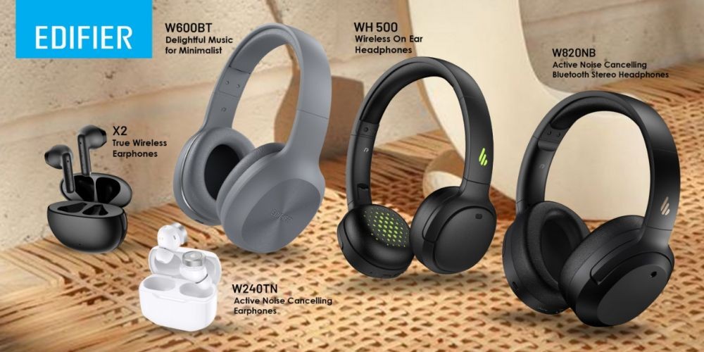 Seri Wireless Headphone dan Earphone Edifier Baru Hadir di Indonesia!