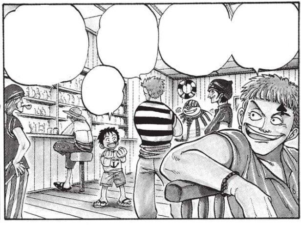 Panel dari bab 1 One Piece. (Dok. Shueisha/One Piece)