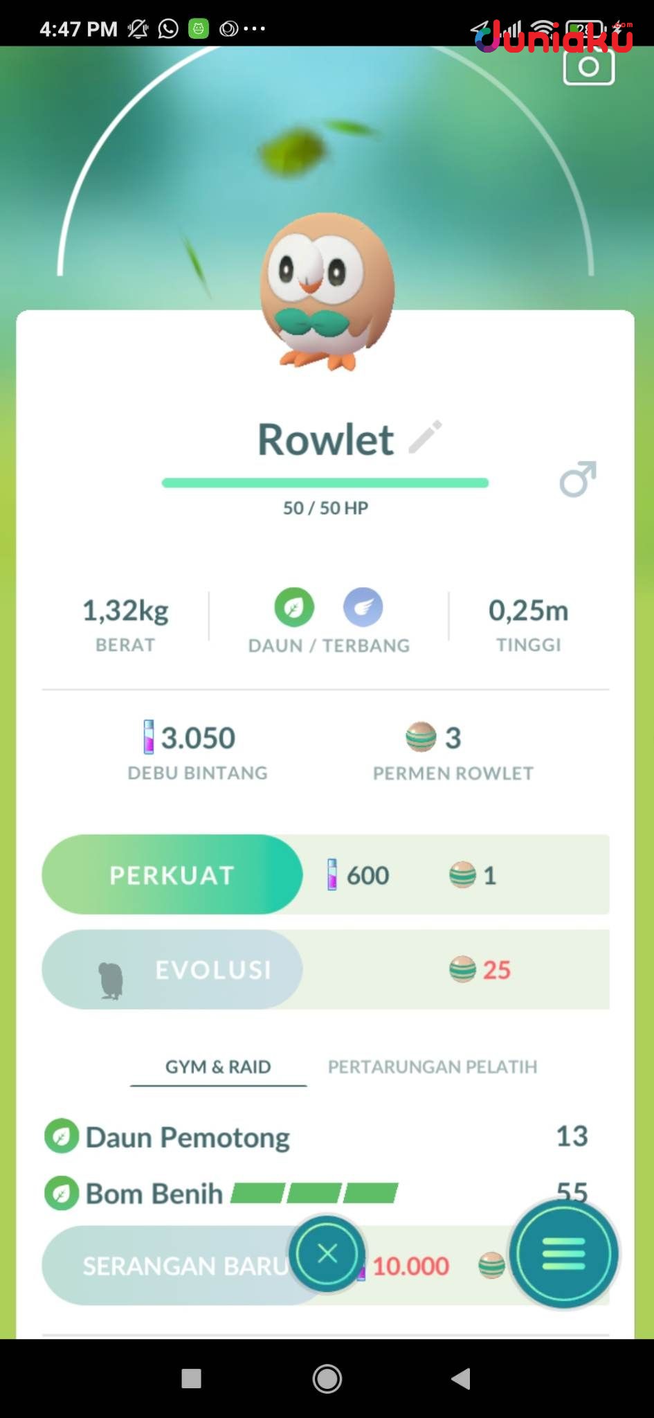 Pokemon GO - Contoh Bahasa Indonesia di Pokemon GO.jpg