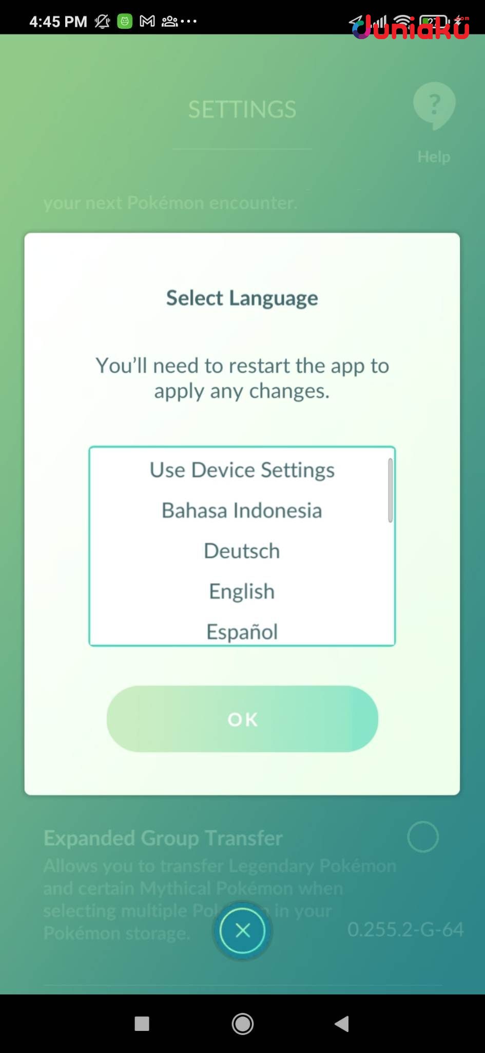 Niantic Inc. Meluncurkan Pokémon GO dalam Bahasa Indonesia! 