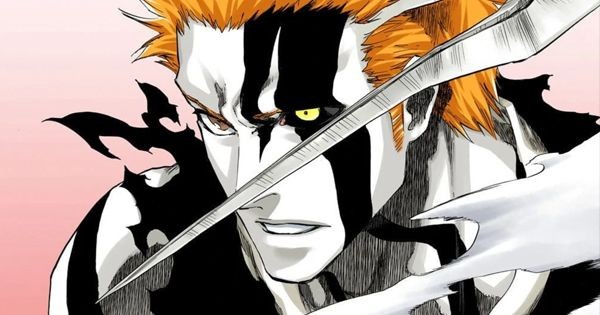 Wujud Ichigo dalam bentuk Hollow - Bleach