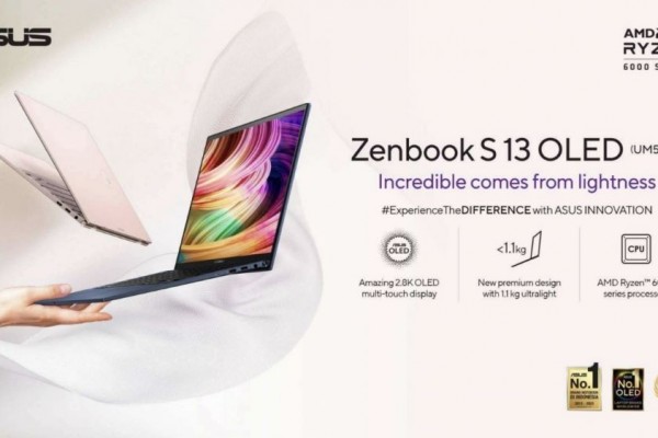 ASUS Zenbook S 13 OLED, Laptop Tipis Baterai Awet!