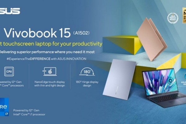 ASUS Vivobook 15, Laptop Premium Layar Sentuh dengan Harga Terjangkau!