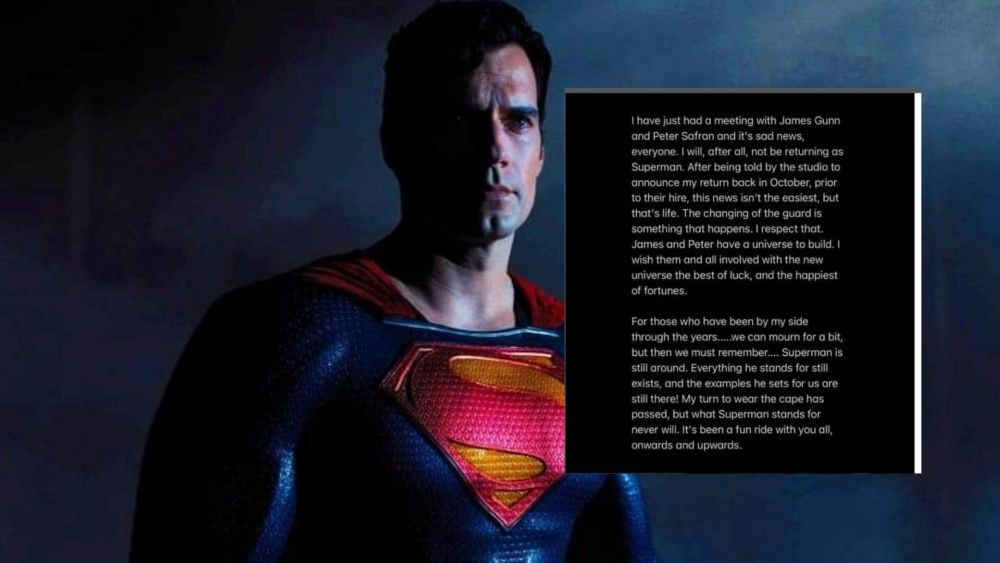 Henry Cavill Menyampaikan Dirinya Tidak Jadi Kembali Sebagai Superman