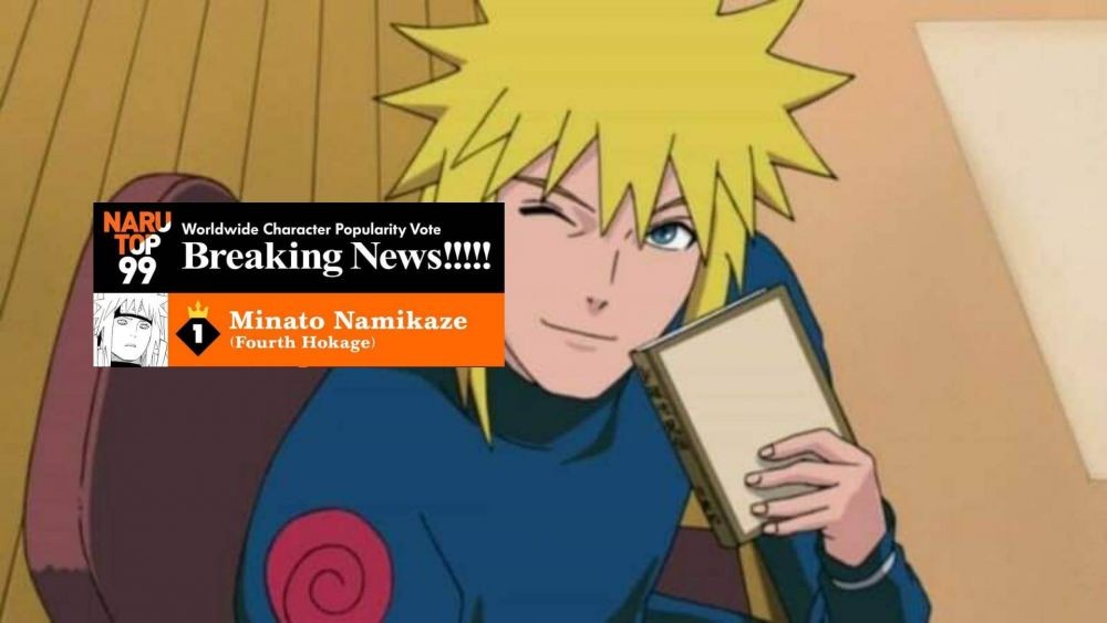 Minato Namikaze nomor 1 di NARUTOP99. (Dok. Pierrot/Naruto, twitter.com/NARUTO_info_en)