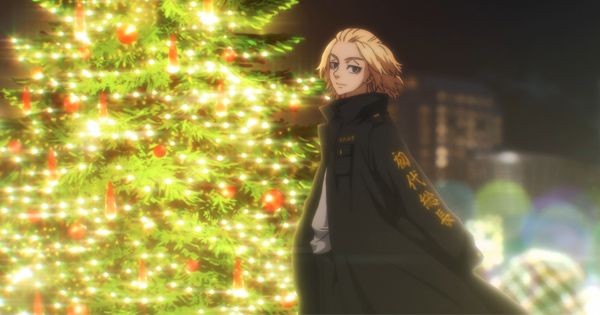 Mikey menanti seseorang di depan pohon Natal -  Tokyo Revengers S2