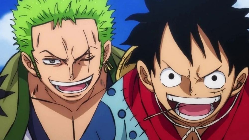 Roronoa Zoro dan Luffy. (Dok. Toei Animation/One Piece)