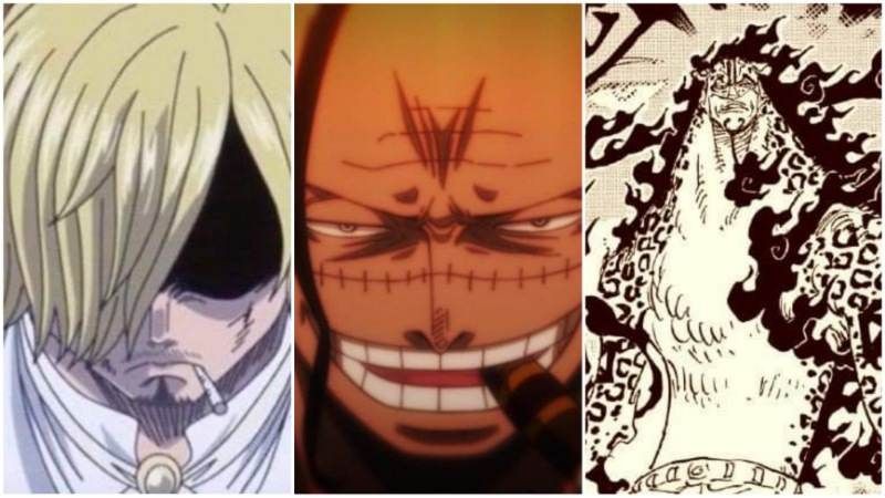 Sanji, Crocodile, dan Lucci. (Dok. Toei Animation, Shueisha/One Piece)