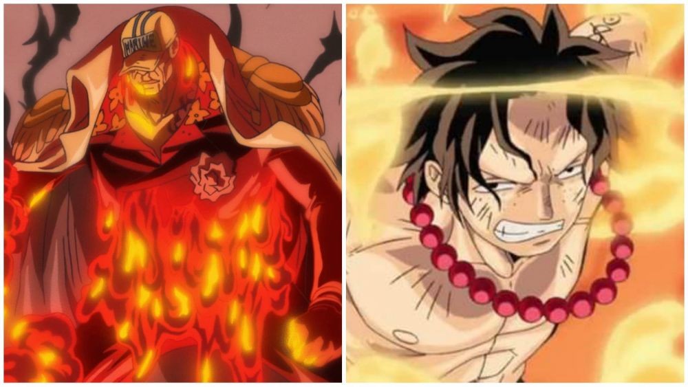 Akainu dan Ace. (Dok. Toei Animation/One Piece)