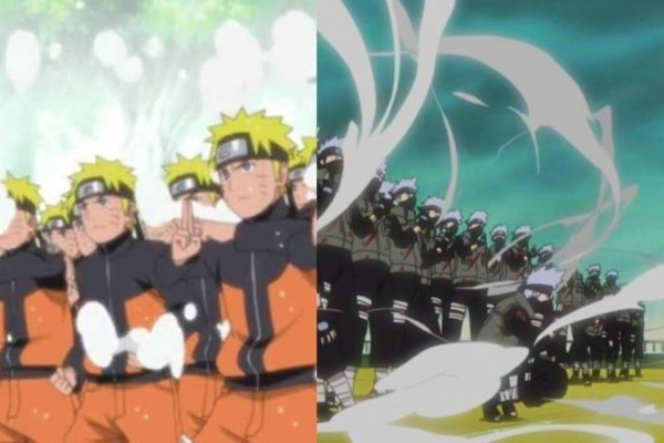 Terlarang, ini 4 Karakter Naruto yang Gunakan Taju Kage Bunshin!