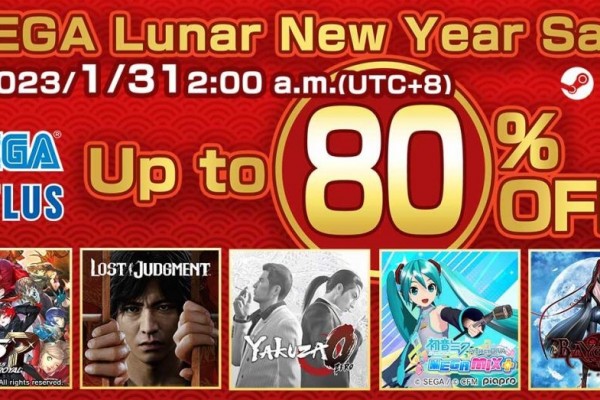 Steam SEGA Lunar New Year Sale Hadir Rayakan Imlek 2023!
