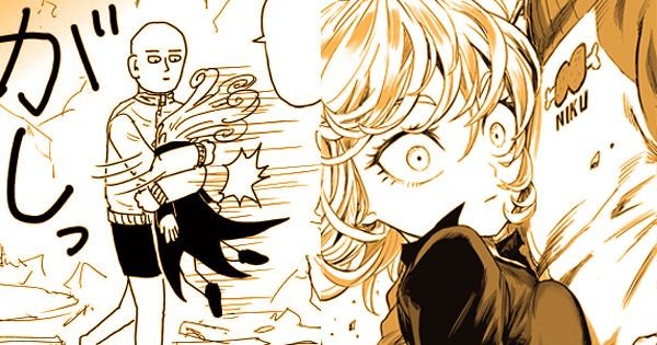 Perbedaan Momen Tatsumaki Dipeluk Saitama di Manga dengan Webcomic
