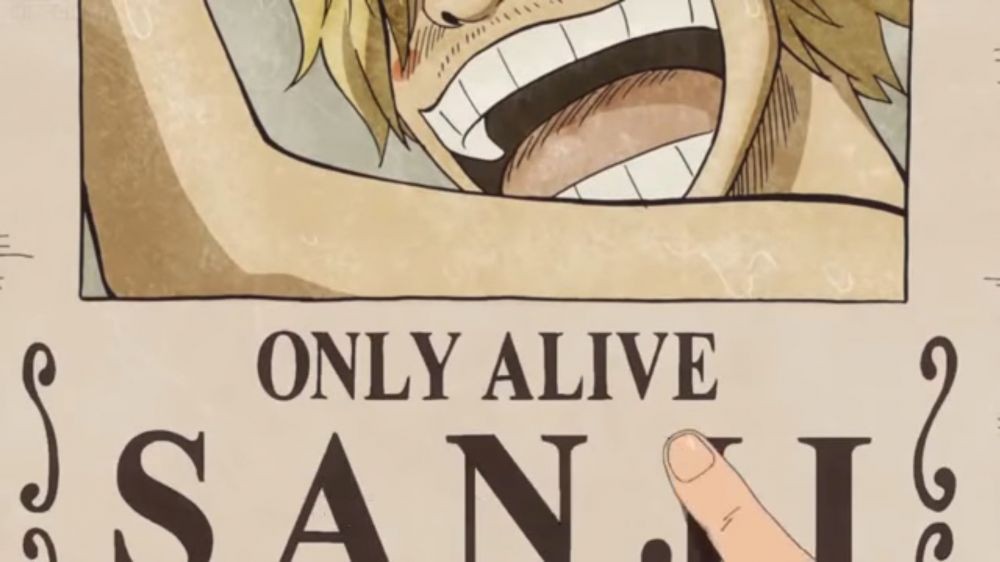 Poster Sanji only alive di One Piece. (Dok. Toei Animation/One Piece)