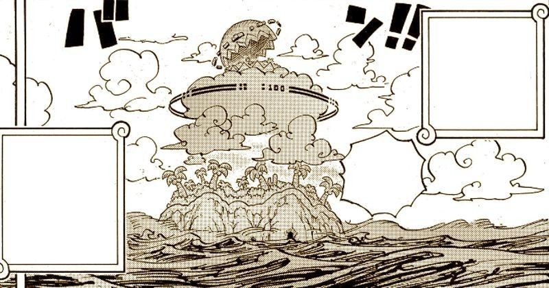Tampilan Pulau Egghead di One Piece 1073. (mangaplus.shueisha.co.jp/One Piece)