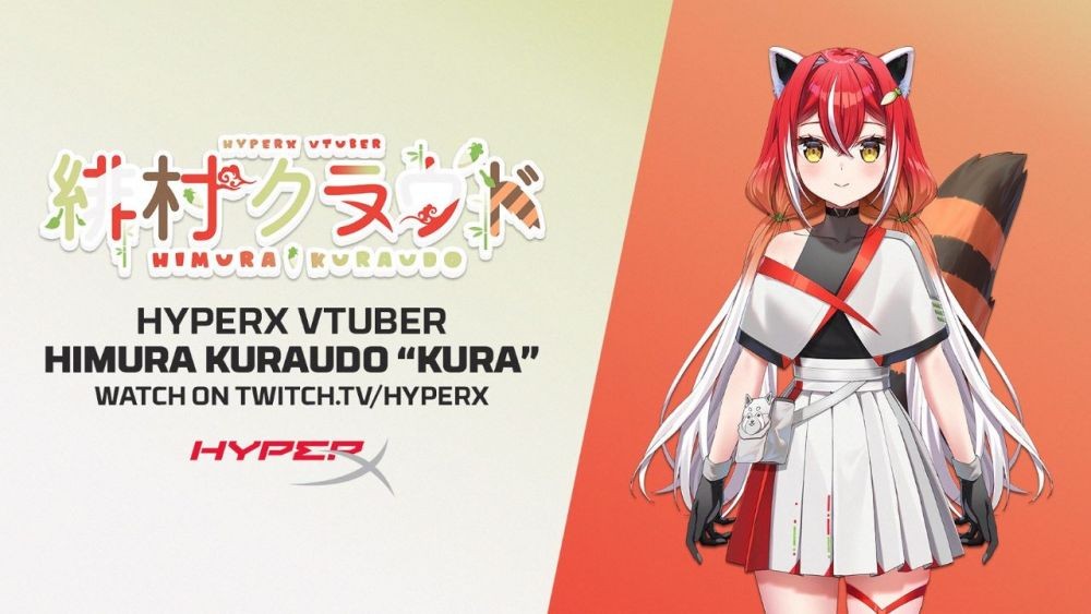 VTuber HyperX Himura Kuraudo Kini Meluncur ke Twitch!