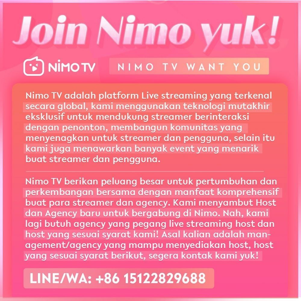 Nimo TV Gala 2022 Hadirkan Penghargaan Buat Talenta Terbaik Indonesia!