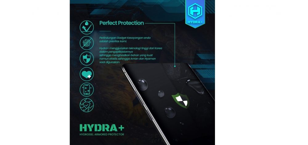 Tempered Glass Hydra+