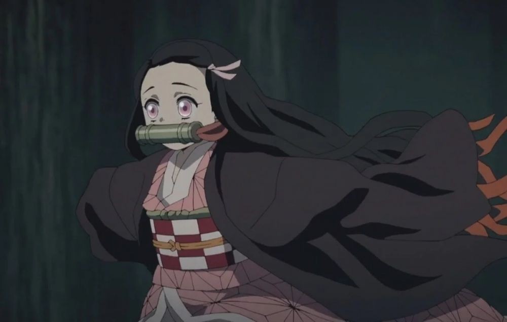 Kenapa Nezuko Selalu Menggigit Bambu di Kimetsu no Yaiba?