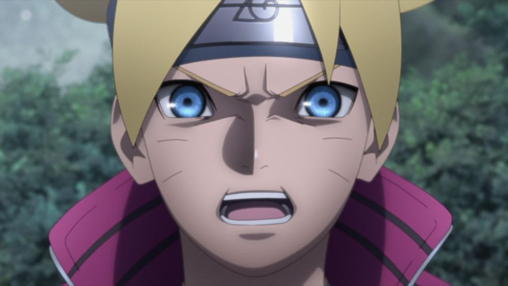 Wajah Boruto di episode 290. (Dok. Pierrot/Boruto: Naruto Next Generations)