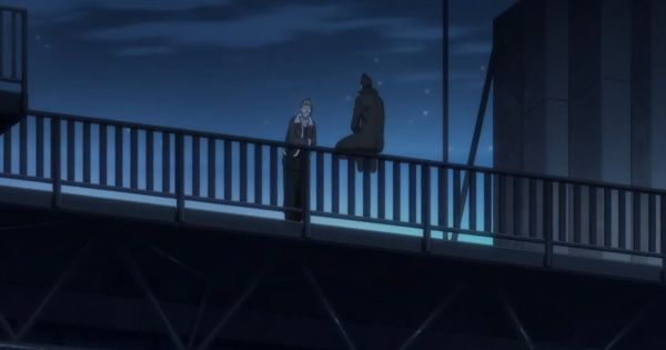Hanma dan Kisaki di atap gedung - Tokyo Revengers  S2