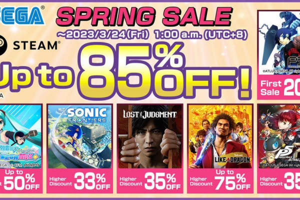 SEGA Spring Sale Sudah Dimulai di STEAM! Banyak Game Diskon!