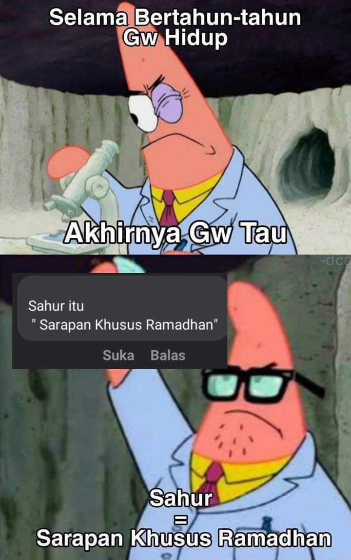15 Meme Spongebob Ramadan, Hiburan Saat Bulan Puasa