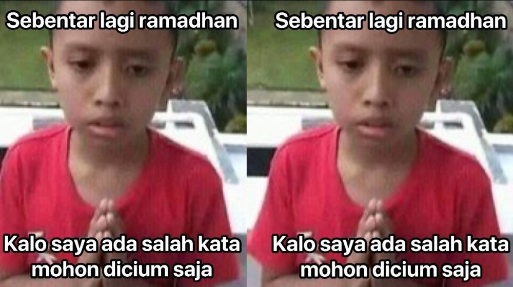 Meme bulan puasa Ramadan