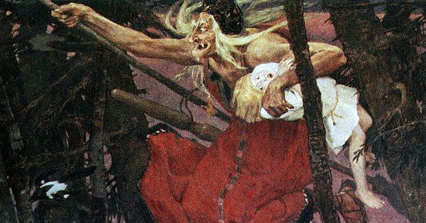 Baba Yaga dalam cerita mitologi Slavia