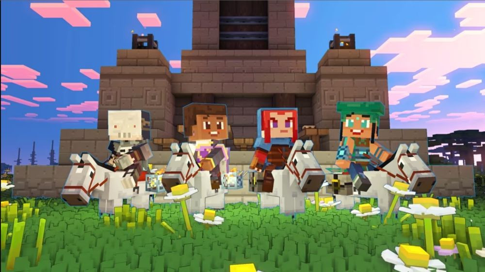 Review Minecraft Legends! Hero Melawan Invasi Piglin 