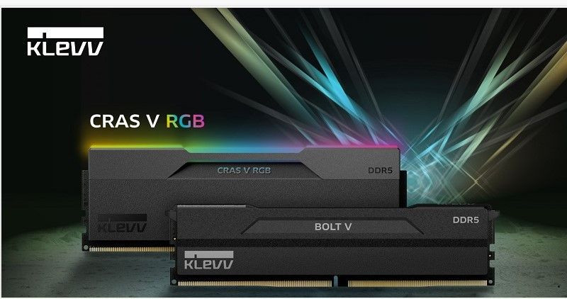 Klevv Perkenalkan DDR5 CRAS V RGB dan BOLT V!