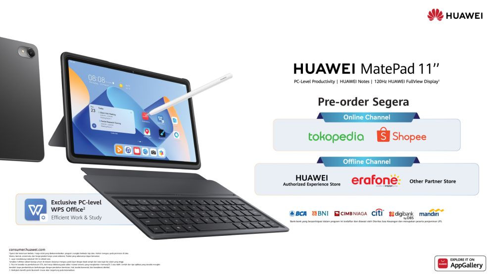 HUAWEI MatePad 11 Adopsi Software Office dengan Antarmuka PC!