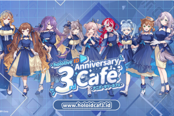 hololive Indonesia 3rd Anniversary Cafe Buka Dalam Waktu Terbatas!