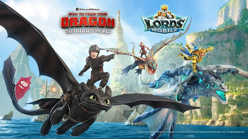 Lords Mobile x How to Train Your Dragon: The Hidden World Tiba!