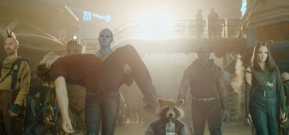 Trik Film, Ini Cara Nebula Angkat Star-Lord di GotG 3!