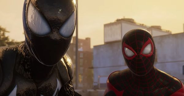 Peter dan Miles setelah gagal menghentikan Lizard - Marvel’s Spider-Man 2