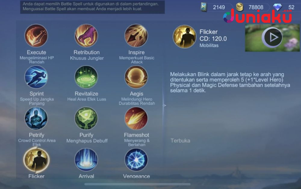 Screenshot Mobile Legends oleh Viky Nursyafira (dok. Moonton/ Mobile Legends)