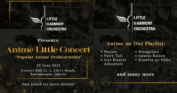 Jadwal event Jejepangan Juni 2023: Anime Little Concert.