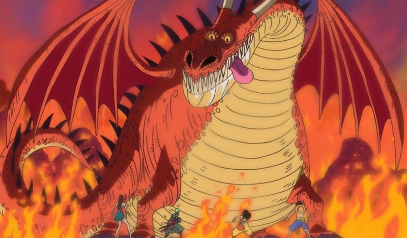 Naga di Punk Hazard. (Dok. Toei Animation/One Piece)