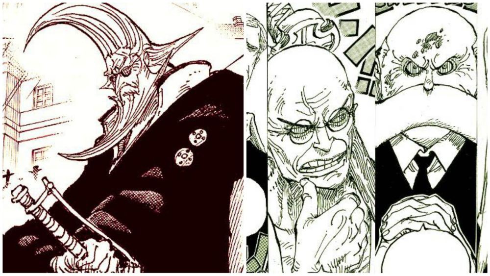 Figarland Garling dan Gorosei. (Dok. Shueisha/One Piece)