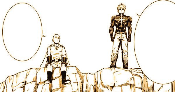 Saitama menasehati Genos - One Punch Man