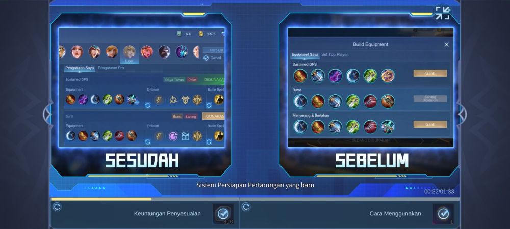 Revamp Emblem Hadirkan Perubahan Permainan yang Menarikdi MLBB!