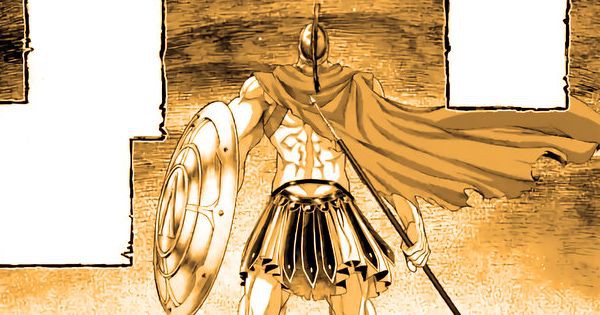 Leonidas semasa hidupnya - Record of Ragnarok