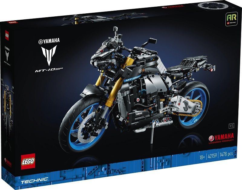 Review LEGO Technic Yamaha MT-10 SP, Motor yang Sangat Detail