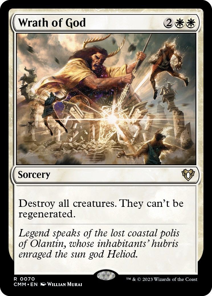 Preview Kartu Magic: The Gathering Commander Masters, Wrath of God!