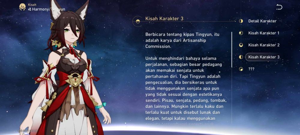 6 Fakta Tingyun Honkai: Star Rail, Bisa Memperkuat Tim Kamu 