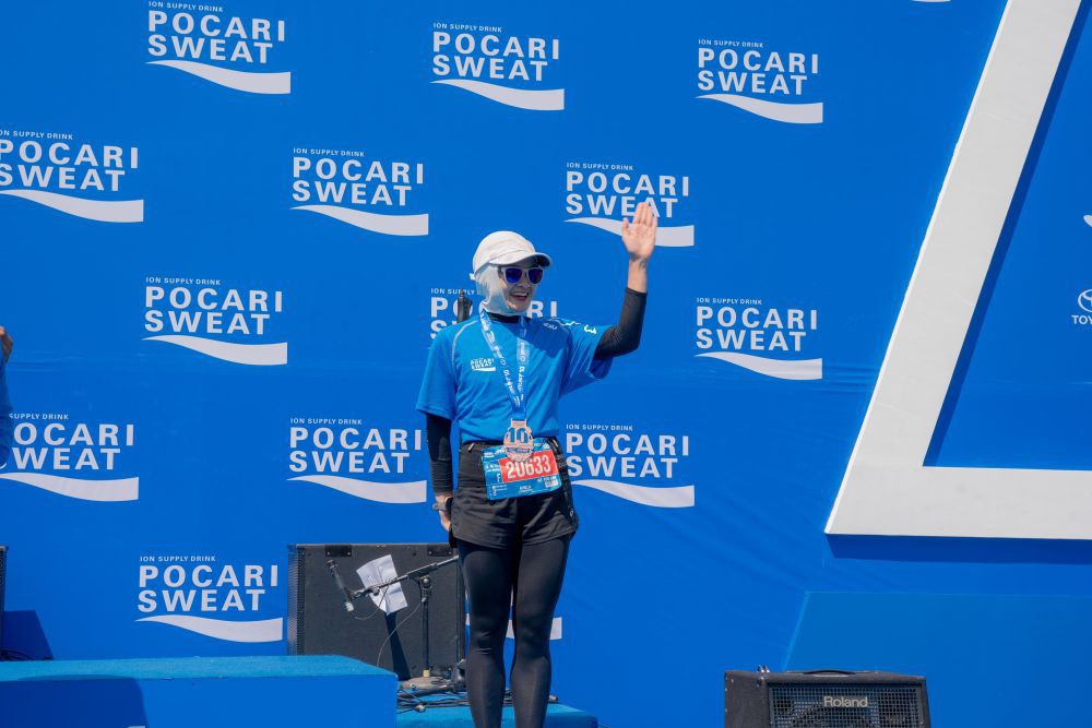 ASICS Running Team Ramaikan Pocari Sweat Run Maraton 2023!