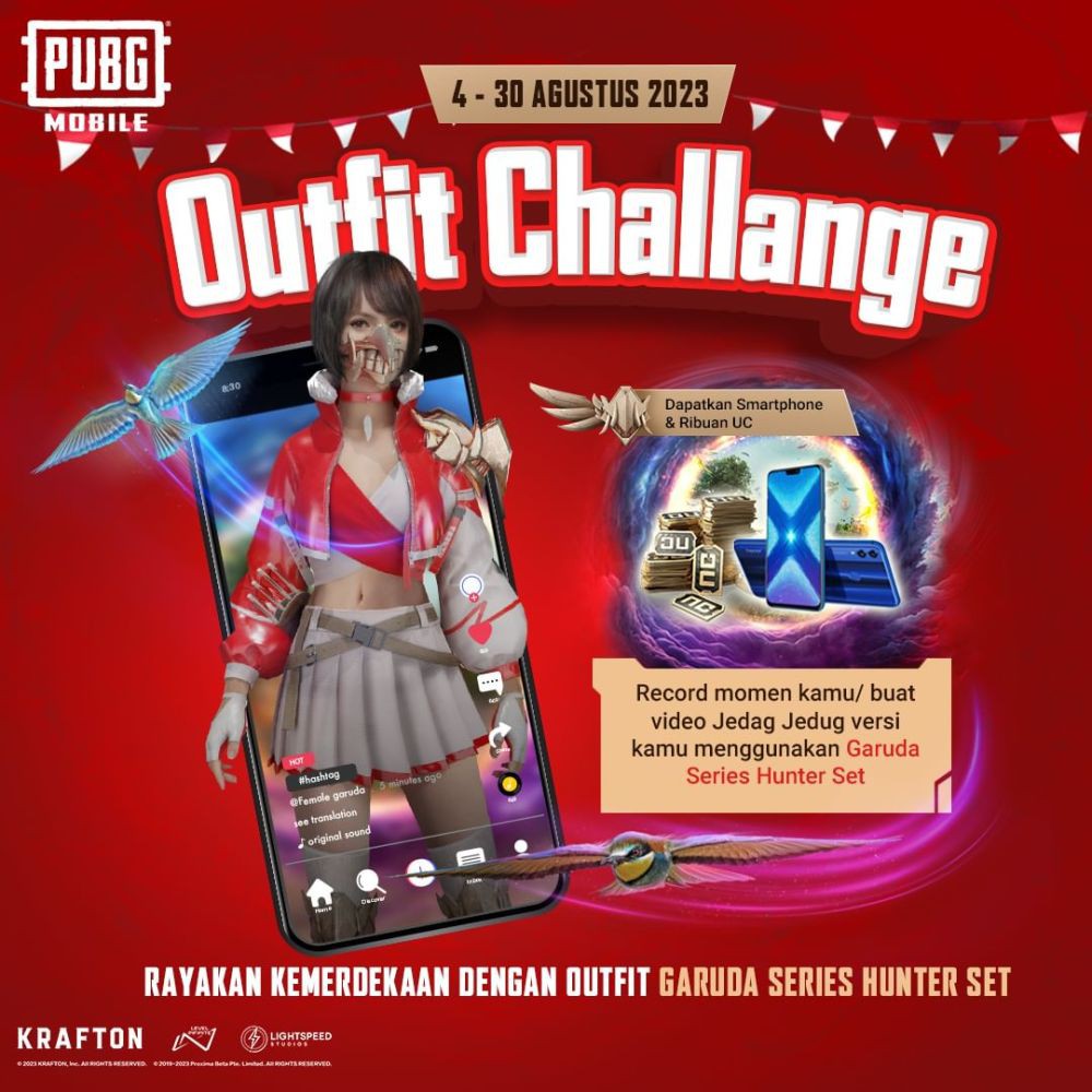 PUBG MOBILE Ikut Meriahkan HUT RI Ke-78 dengan Item Baru!