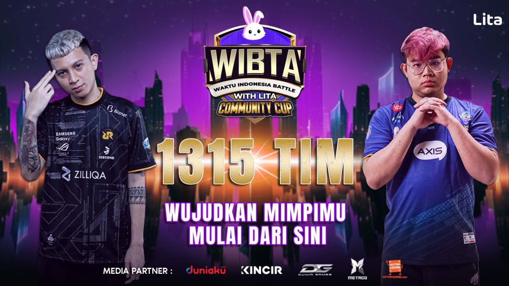 Ribuan Gamer Antusias Daftar WIBTA Community Cup!